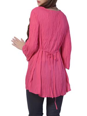 pink cotton tunic - 14772747 - Standard Image - 3