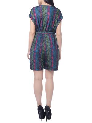 multi colored knee jumpsuit - 14773226 - Standard Image - 3