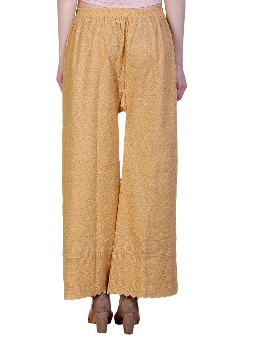 beige cotton palazzo - 14773627 - Zoom Image - 3