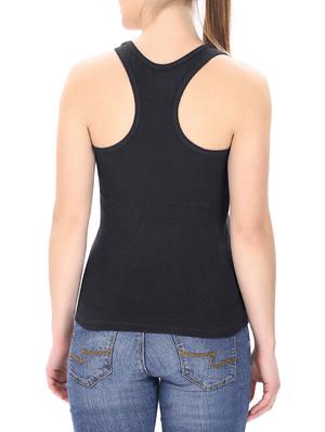 black cotton tank tee - 14774640 - Standard Image - 3