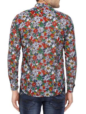 multi colored cotton casual shirt - 14777732 - Standard Image - 3
