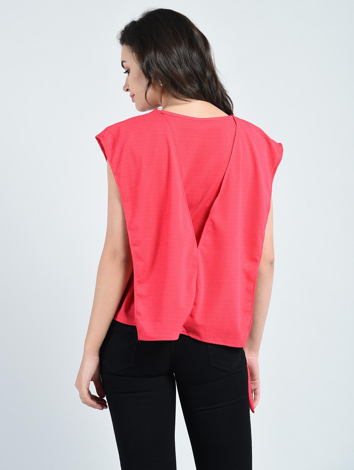 side tie-up layered top - 14778889 - Zoom Image - 3