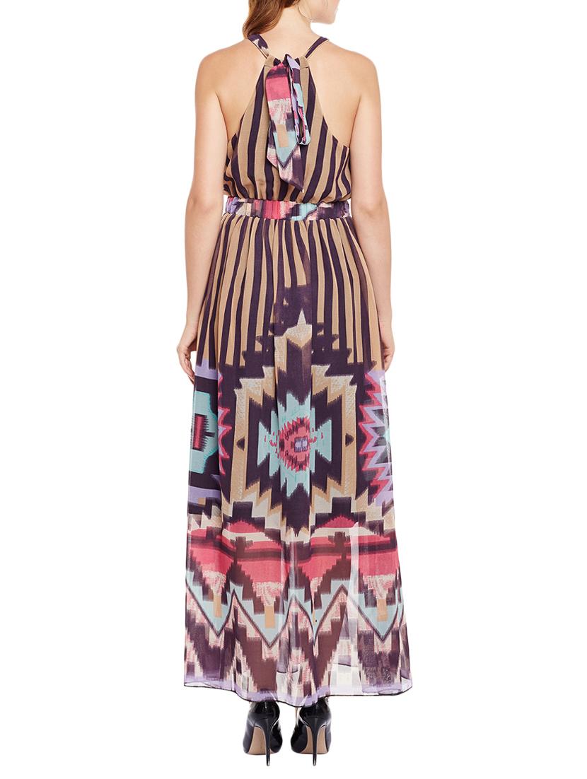 multi colored printed maxi dress - 14779869 - Zoom Image - 3