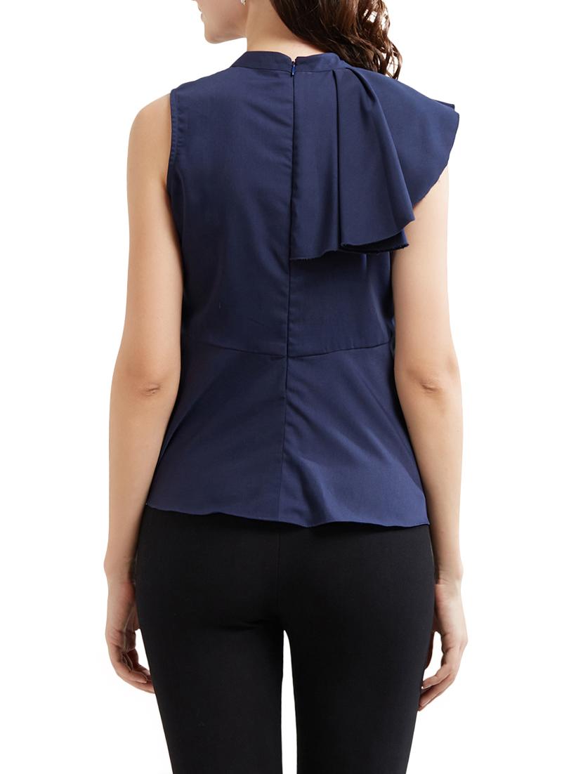 navy blue layered top - 14784525 - Zoom Image - 3