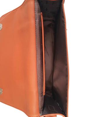 tan leatherette regular sling bag - 14790032 - Standard Image - 3