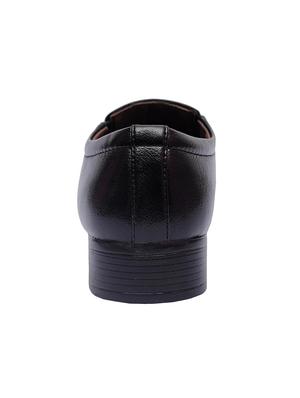 black leatherette formal slip on - 14790590 - Standard Image - 3