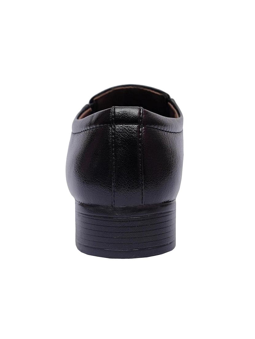 black leatherette formal slip on - 14790590 - Zoom Image - 3