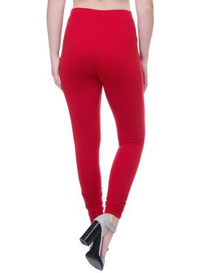 red solid leggings - 14795866 - Standard Image - 3