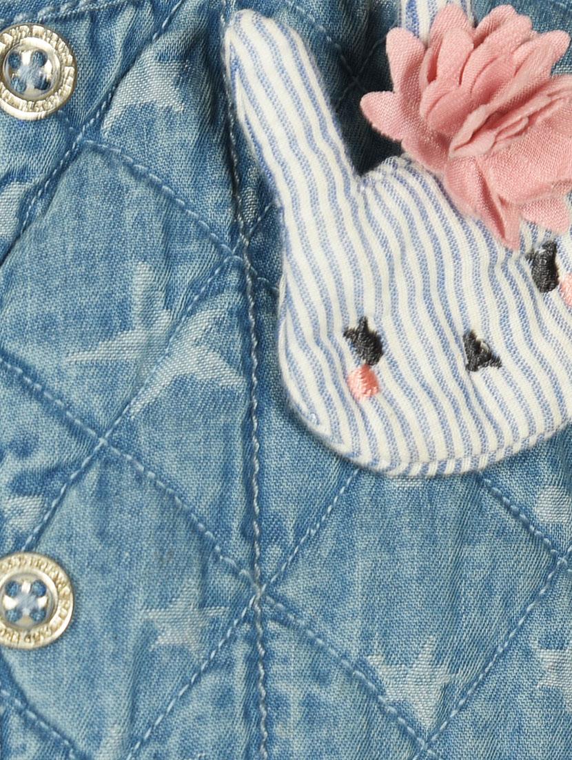 sam & friends light blue cotton quilted jackets - 14800510 - Zoom Image - 3