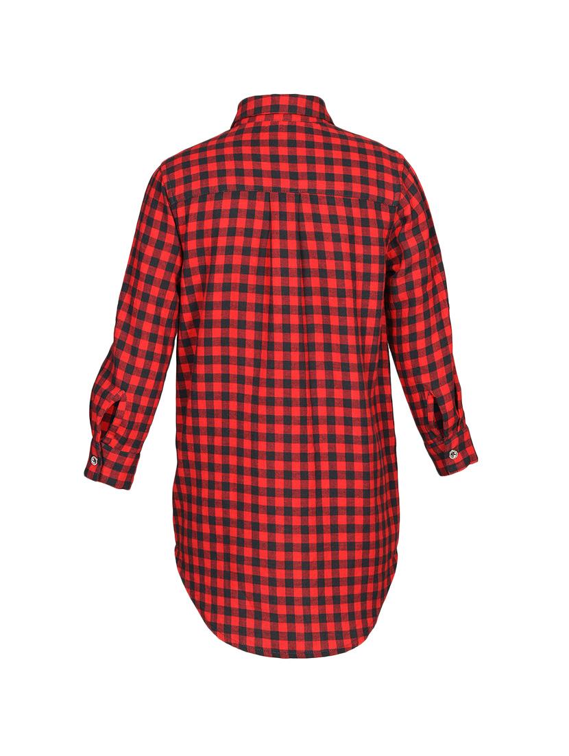 red cotton shirt - 14800533 - Zoom Image - 3