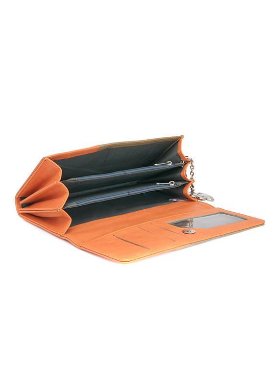 beige leatherette wallet - 14800766 - Zoom Image - 3