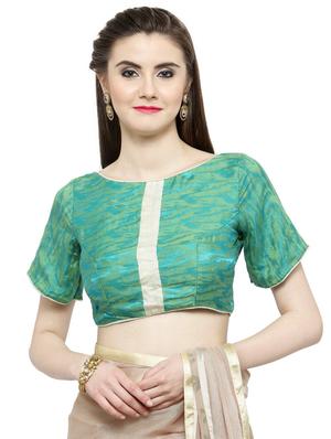 cream georgette printed saree with blouse - 14807107 - Standard Image - 3