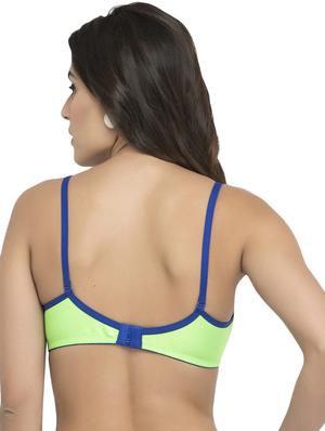 green solid bra - 14807643 - Standard Image - 3