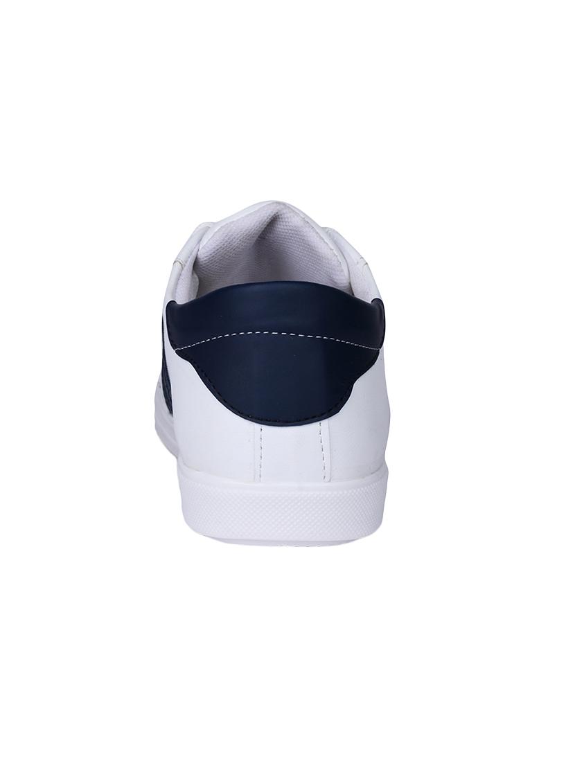 hand walk white leatherette lace up sneakers - 14810789 - Zoom Image - 3