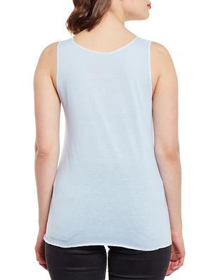 light blue printed tank top - 14811772 - Standard Image - 3