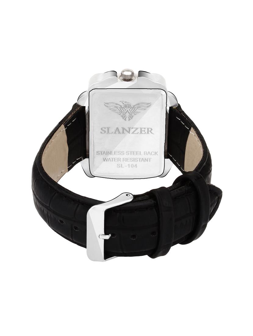 Slanzer Cavalier SLZ-0101 White Dial Dual Time Display Watch - 14816347 - Zoom Image - 3
