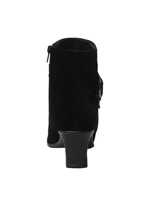 black faux leather ankle boot - 14817446 - Standard Image - 3