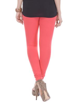 orange solid leggings - 14821088 - Standard Image - 3