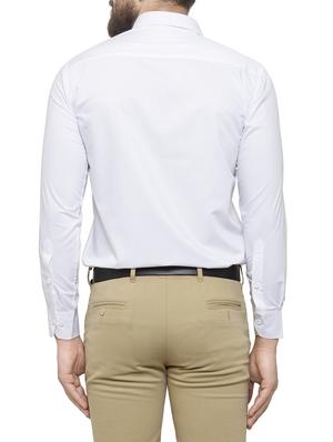 white cotton formal shirt - 14841532 - Standard Image - 3