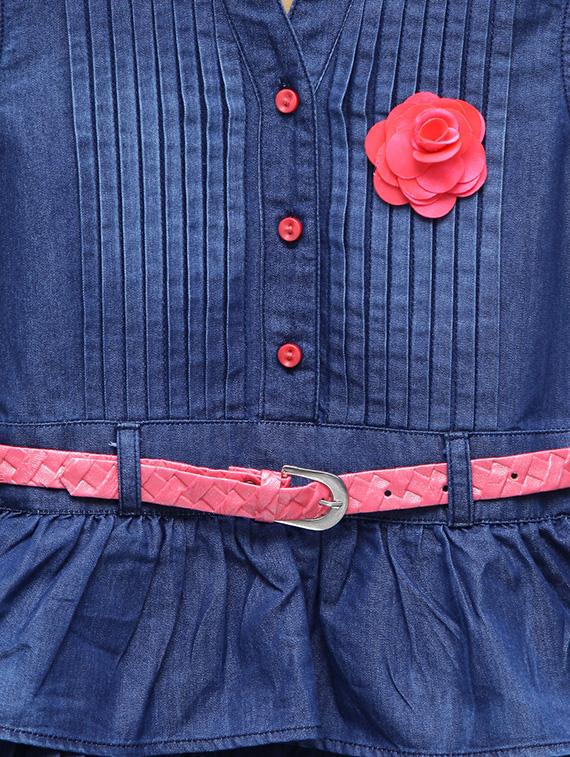 blue denim frock - 14842320 - Zoom Image - 3