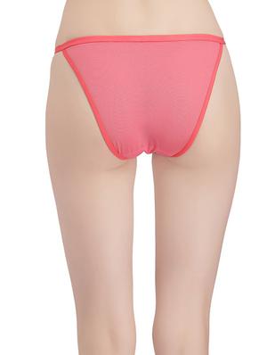 Pink lacy bikini panty - 14842414 - Standard Image - 3