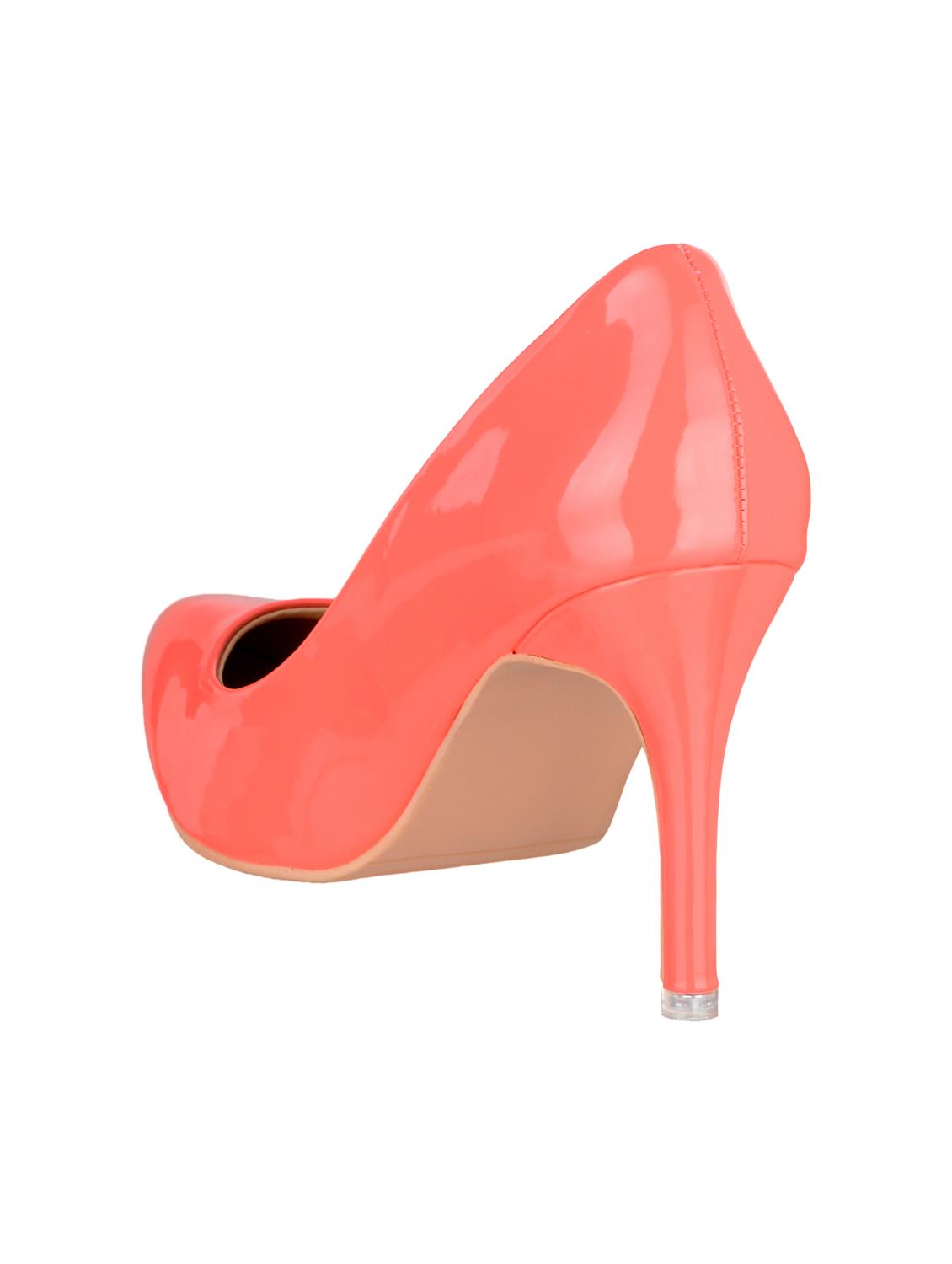 pink patent slip on pumps - 14847943 - Zoom Image - 3