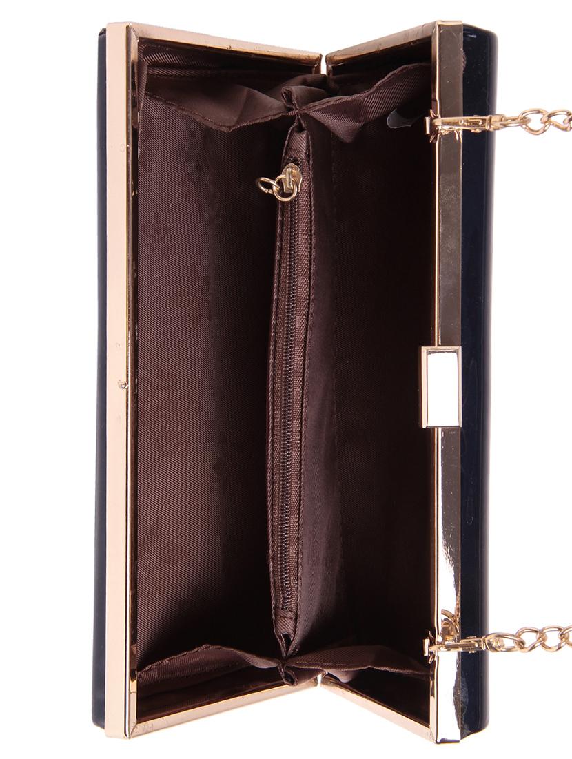 blue leatherette clutch - 14848428 - Zoom Image - 3