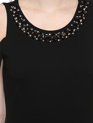 solid black sheath dress - 14850183 - Standard Image - 6