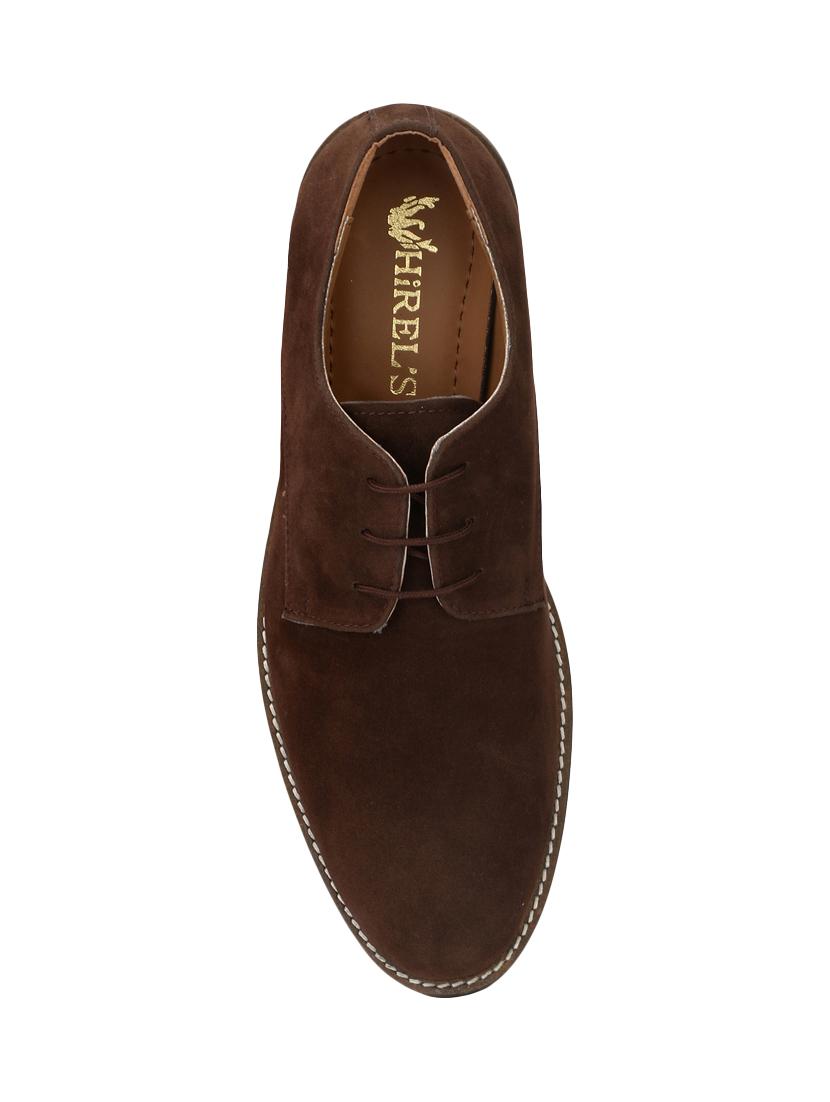 brown suede lace-up derby - 14855403 - Zoom Image - 3