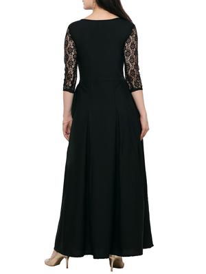 laced panel pleated maxi dress - 14858071 - Standard Image - 3