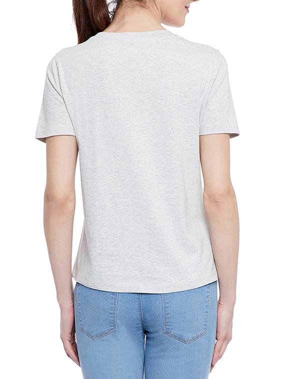 grey printed tee - 14860299 - Zoom Image - 3