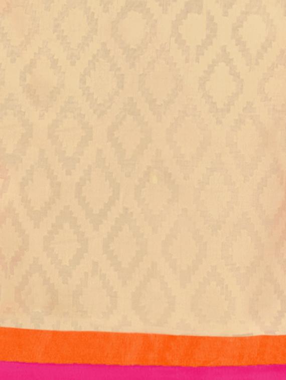 cream churidaar suit unstitched suit - 14861352 - Zoom Image - 3