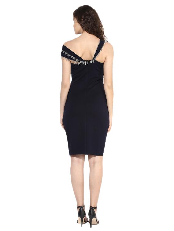 navy blue bodycon dress - 14862011 - Zoom Image - 3