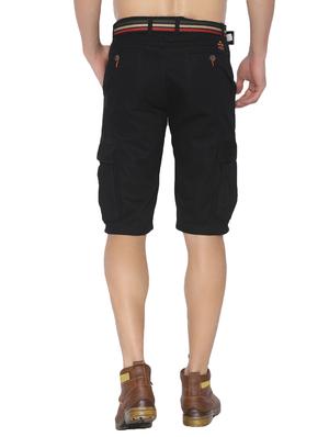 black cotton shorts - 14863541 - Standard Image - 3