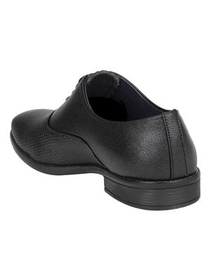 black leatherette formal oxford - 14865210 - Standard Image - 3
