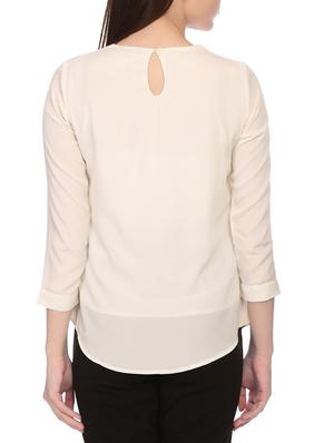 cream solid top - 14867021 - Standard Image - 3