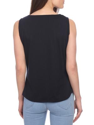 navy blue solid top - 14867023 - Standard Image - 3