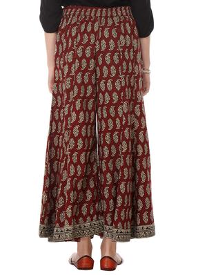 Paisley printed flared palazzo - 14867207 - Standard Image - 3