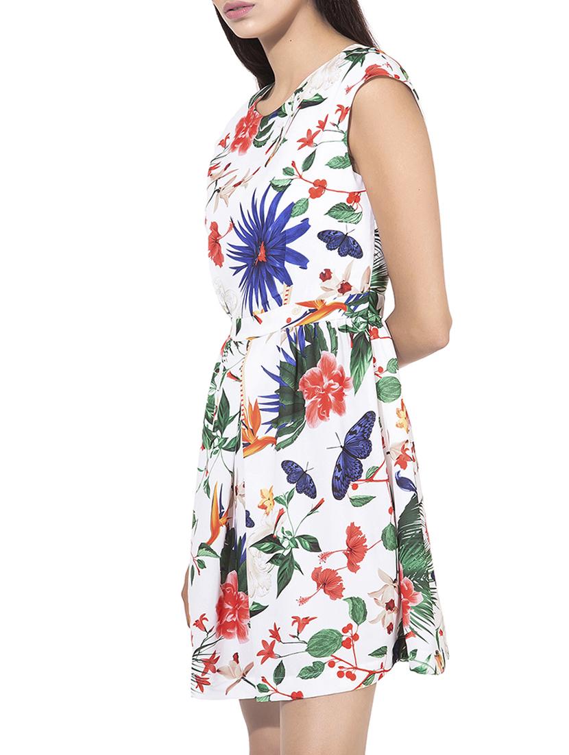 white a-line dress - 14867889 - Zoom Image - 3