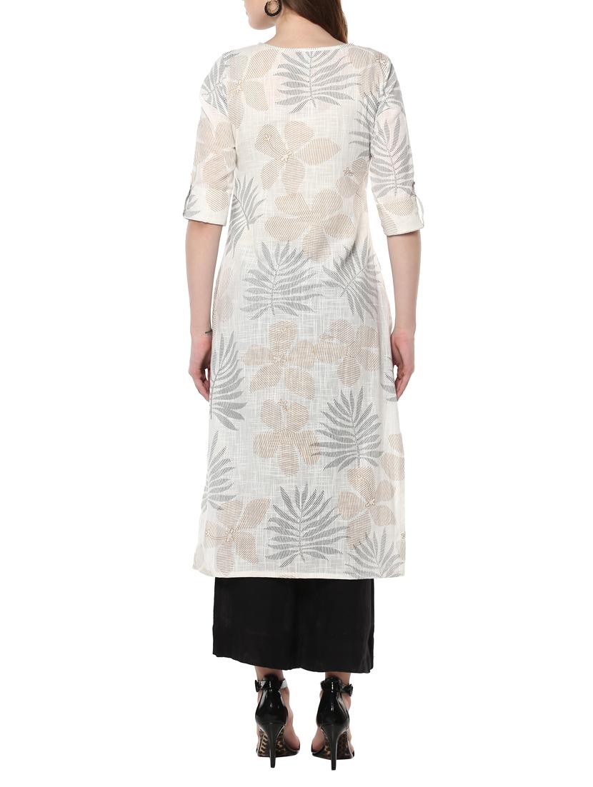 Straight printed kurta - 14868461 - Zoom Image - 3