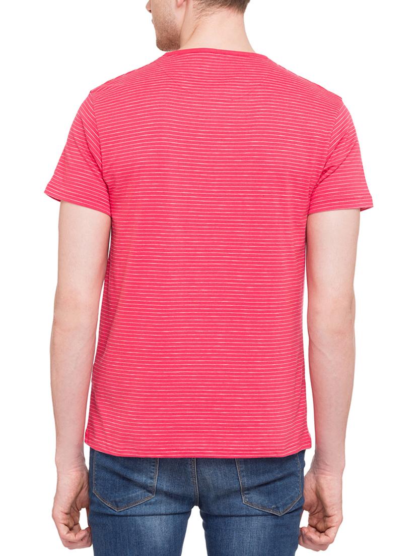 pink cotton striped t-shirt - 14869584 - Zoom Image - 3
