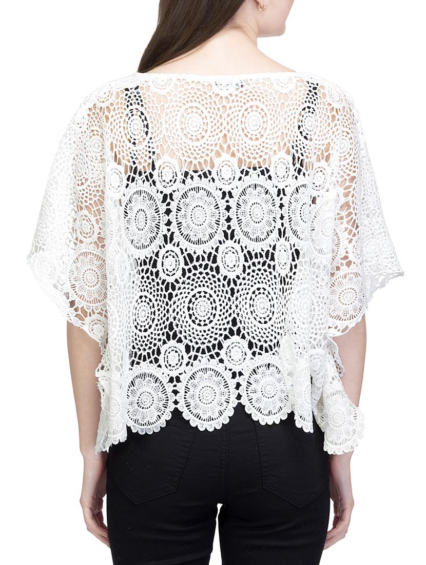 white cotton kaftan - 14872793 - Zoom Image - 3