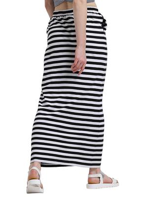 Draw-string waist striped skirt - 14873126 - Standard Image - 3