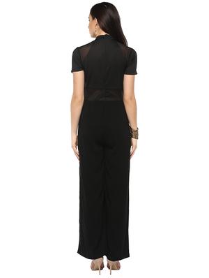 black full leg jumpsuit - 14876090 - Standard Image - 3