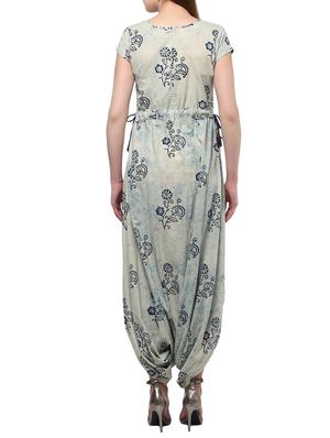 Cowl printed kurta - 14876842 - Standard Image - 3