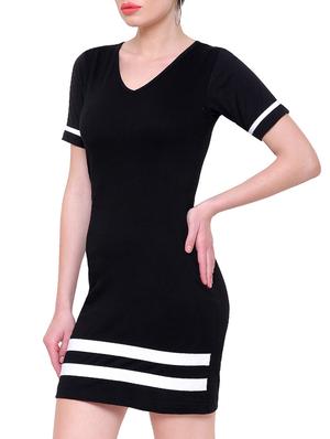 varsity striped sheath dress - 14880842 - Standard Image - 3