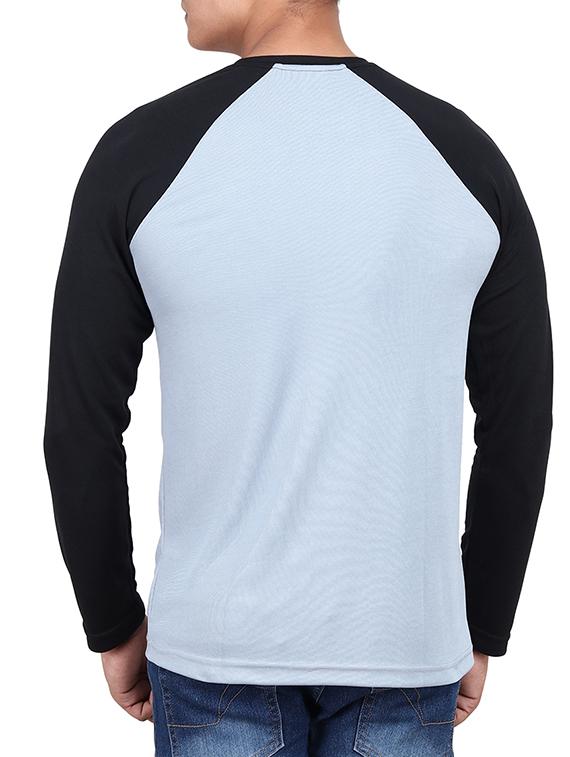 grey polyester raglan tshirt - 14881764 - Zoom Image - 3