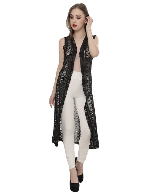 black crocheted shrug - 14882833 - Standard Image - 1