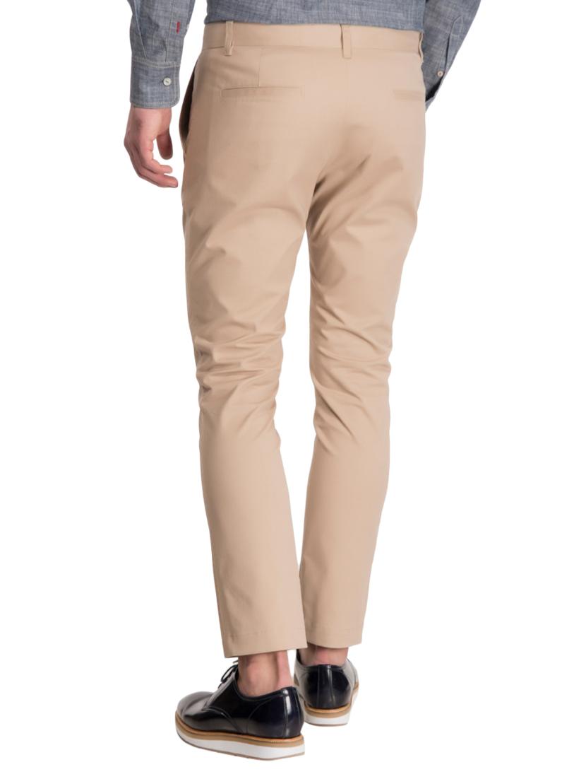 beige cotton chinos - 14883282 - Zoom Image - 3
