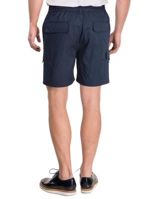 navy blue cotton shorts - 14883286 - Standard Image - 3